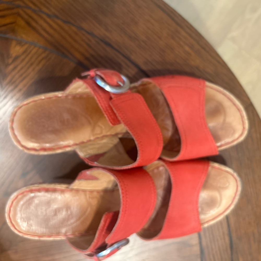 Women's Born Red Sandals